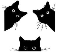 3 troqueles de corte de metal para gatos que miran, YunTrip Animales para cortar gatos, plantillas para álbumes de fotos, papel decorativo para hacer tarjetas, suministros