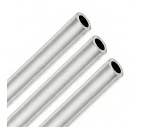 3 tubos redondos de aluminio 6063, 16 mm de diámetro exterior, 1 mm de grosor de pared, 250 mm de longitud, tubo de aluminio sin costuras para modelismo, bricolaje, artesanía e industria