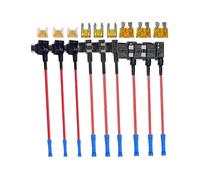 3 Types Add-a-circuit Adapter & Fuse Kit - Fuse Tap Fuse Holder with Fuse for Cars Trucks Boats TW
