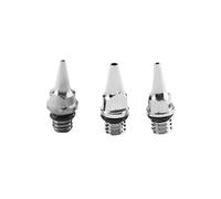3 Uds 0,2 MM/0,3 MM/0,5 MM Boquillas De Aerógrafo Y Puntas De Aguja Accesorios De Repuesto Para Pistola De Aerógrafo