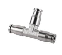 3 uds 1/4 "conector rápido de bloqueo deslizante alta presión OD 6,35mm tubo en T codo recto boquilla riego por nebulización(4012)