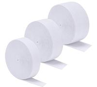 3 uds 1M bandas elásticas de punto carrete elástico cinta elástica pesada peluca banda for coser cintura 10/15/20/25/30/50/60mm ancho(White,25mm)