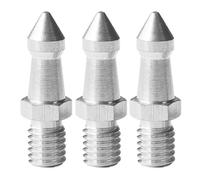 3 Uds 3/8 Pulgadas Almohadilla de Pie de Acero Inoxidable Universal TríPode de CáMara RéFlex MáS Clavos de Acero con Clavos