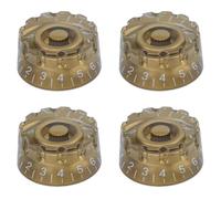 3 Uds/4 Uds Perillas De Guitarra Control De Velocidad De Tono De Volumen Perillas Moleteadas Guitarra Bajo Piezas de accesorios para guitarra(Gold,4pcs)
