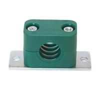 3 uds 6/8/10/12/15/16/18/20/22/25/28/30/35/40/50/60mm de diámetro Clips de plástico atornillados abrazadera de tubo Kit surtido de sujetadores(13mm Diameter Pipe)