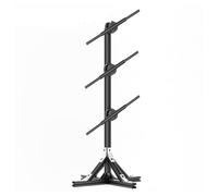 3 uds 80-45cm Ventilador de Empalme 3D con Soporte proyector Holograma Led Publicidad Logo Pantalla luz holográfica lámpara Regalos Vacaciones(3pcs 62Fan and Stand)