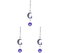 3 Uds Colgante Retro Encanto Coche Adorno Colgante Turco Cuenta Amuleto Atrapasueños Colgante Atrapasueños Adorno Colgante Mal De Ojo Ventana Colgante Turco Mal De Ojo Decoración Alipis