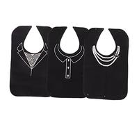 3 Uds Delantal Para Mujer Diseño Para Adultos Hombres Comer Migajas Impreso Reutilizable Protector Para La Hora De La Comida Ropa Para Adultos Fiesta De Ancianos