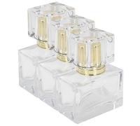 3 uds dispensador de botella de spray de perfume recargable 30 ml botella de perfume vacía de vidrio maquillaje botella de perfume de viaje atomizador botella de spray con bomba