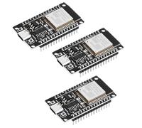 3 uds ESP32 USB C con Chip CH340 ESP32 NodeMCU ESP32 WROOM 32 Placa de Desarrollo ESP-WROOM-32, 2,4 GHz WiFi + microcontrolador Bluetooth