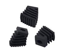 3 Uds estante de tambor de pie pies de goma protectores de pierna tambor de reemplazo de tambor platillo soporte pies tambor accesorios fáciles de instalar