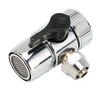 3 Uds G3/8 en la Válvula Desviadora del Grifo del Fregadero, Válvula Desviadora del Filtro de Agua del Grifo del Fregadero del Baño de Tres Vías