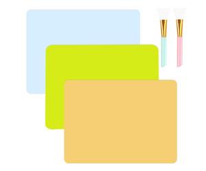 3 uds manteles Individuales, Mantel Individual de 40 x 30 cm, tmanteles Individuales Lavables, manteles Individuales plastico, salvamanteles Individuales, tapete de Silicona