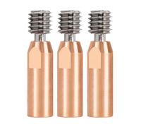 3 Uds Mellow All Metal Bi-Metal CR10-Crazy Heat Break Throat para 3 V2 5 CR-10S Pro Hotend para Impresora 3D