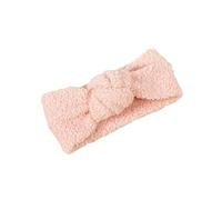 3 uds Otoño Invierno diademas elásticas de un solo nudo Color sólido turbantes diadema invierno Para Mujer(Light pink)