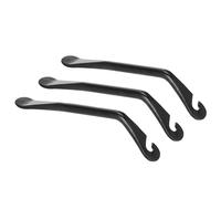 3 uds palancas de neumáticos de bicicleta cuchara de neumático herramienta de cambio de hierro palancas de cuchara de bicicleta de acero al carbono Kit de herramientas de