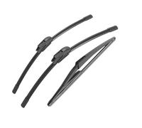 3 Uds Para Nissan Para Juke F15 2010-2019 22“+14“+ 12”Limpiaparabrisas Traseros Delanteros Parabrisas Accesorios Cortadores Ventanas Limpiaparabrisas Coche HQGQCEZEK(2x Front 1x Rear)