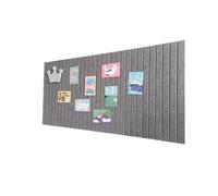 3 uds pegatinas de fieltro for pared tablones anuncios tablero mensajes decoración sala estar paneles acústicos exhibición ilustraciones para Oficina, Cocina, Totos(Dark Gray,40x60cm)