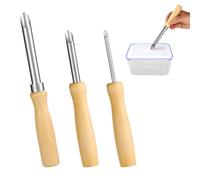 3 Uds Perforadora de Agujeros para Pajitas, Perforadora de Acero Inoxidable para Tapas de Plástico 3 Tamaños Perforadora de Agujeros para Limonada para Pajitas