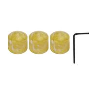 3 Uds Perillas De Guitarra, Perilla De Guitarra Eléctrica Perillas De Control De Tono Volumen Con Tornillos De Llaves Allen Para Piezas De Repuesto De Bajo De Guitarra(amarillo)