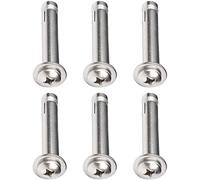 3 uds, pernos de tornillo expansión cabeza plana acero inoxidable perno anclaje manga cruzada pesado D(M8x100)