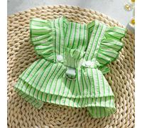 3 uds Primavera/Verano Perro Rayas tracción pequeña Manga voladora Vestido de Tirantes Vestido de Gato Ropa para Perros Vestidos para Perros pequeños