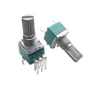 3 uds RK097G 097 tipo doble pie doblado Vertical 6Pin A50K A503 potenciómetro de ajuste longitud del eje de la flor 15mm(100K Ohm)