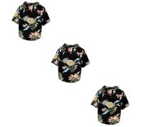 3 uds Ropa para Mascotas, Camisa de Verano para Mascotas, Camisa para Cachorro, Camisa Hawaiana, Chaleco, Camisa Hawaiana, Vestidos para Perros pequeños P