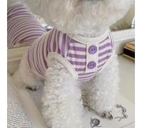 3 uds. Sudadera a Rayas para Perros pequeños, Ropa de Verano para Cachorros, Chaleco Suave para Perros y Gatos, Disfraces para Perros