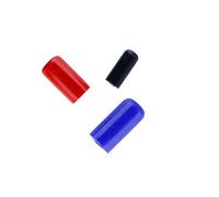 3 uds tapa ciega de silicona for coche manguera de vacío de admisión extremo del tubo Bung 4mm 6mm 8mm 10mm 12mm 19mm 3 colores Rojo Negro Azul(ID8mm-H25mm-Red)