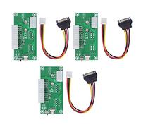 3 uds. Tarjeta de Inicio de sincronización Multi-alimentación con línea de conexión de 24 Pines, Adaptador de Arranque de Doble alimentación para Pruebas de Placas Base de PC, Comp