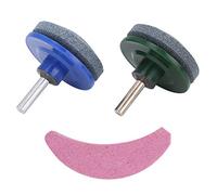 3 Uds Universal cortacésped recortador cuchilla afilador afilador piedra herramienta jardín accesorios