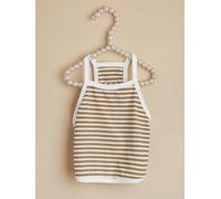 3 uds Vestido para Perro Chaleco Tejido a Rayas, Ropa para Cachorros con Tirantes para Perros pequeños y medianos, Ropa para Gatos