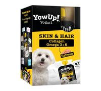 Yowup Yogurt Natural Salmón Piel y Pelo para Perros 3 unidades - 345 gr