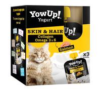 3 uds. x 85 g YowUp! Skin & Hair Salmón yogur para gatos