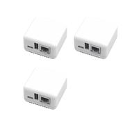 3 Unidad Servidor de Impresión de Red NP330 USB 2.0 Servidor de Impresión USB 2.0 con Conexión RJ45 de 100 Mbps para Teléfonos Android Enchufe