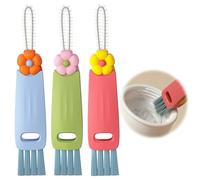 3 unidades 3 en 1 cepillo de limpieza para tazas, tapa de vasos, cepillo de limpieza, limpiador de botellas, tapa multifuncional, para diferentes tazas y botellas