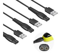 3 unidades 5 V cargador USB compatible con Philips One Blade 360 QP2834 | QP2824 QP4631 QP1924, One Blade Pro 360 QP6552 QP6652, MG7962 MG7950, S5898 afeitadora eléctrica Cable de carga [5 V]