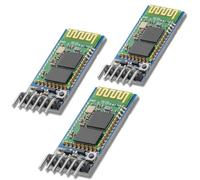 3 unidades Bluetooth HC Módulo 05 Transceptor RF Wireless TTL Serie Compatible con Arduino y Raspberry Pi