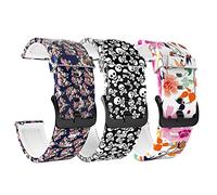 (3 unidades) Correas de repuesto compatibles con Amazfit Bip 3 Pro/GTS 4 Mini/Garmin Venu 2 Plus, banda de silicona suave para Amazfit Bip 3 Pro/Bip 3/GTS 4/GTS 3/GTS 2 Mini/GTS (3B)