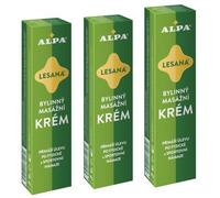 3 unidades - Crema Alpa LESANA - Masaje de hierbas (3 x 40 g = 120 g)