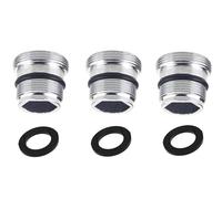 3 unidades de adaptadores de grifo, adaptador de aire de cocina para baño purificador de agua purificador de agua M18.5-M22 macho a macho a manguera de jardín