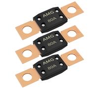 3 unidades de conectores de fusible MEGA/AMG en tamaños 80A/100A/150A/250A/300A con M8 tipo pasador automático