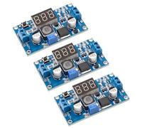 3 unidades de convertidor Step Down, módulo QIQIAZI Buck-Converter Modul, DC DC DC Regulador de voltaje para 4-40 V a 3,3-24 V con pantalla digital de 3 dígitos
