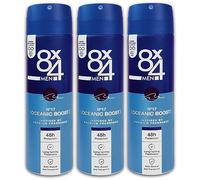 3 unidades de desodorante en aerosol antitranspirante para hombre, 8 x 4, 3 x 150 ml