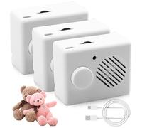 3 unidades de dictáfono para peluches, módulo de sonido 360s, con función de grabación, mini grabadora de voz, juguete personalizado, regalo para niños para peluches y osos de peluche (3P)