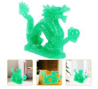 3 Unidades De Dragón Resina Escultura Zodiacal Decoración