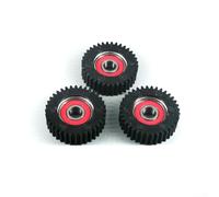 3 unidades de engranajes planetarios de nailon 36T con rodamiento 608 integrado para sistemas de motor de rueda de bicicleta eléctrica Bafang (rojo)