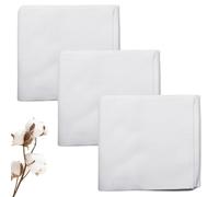 3 unidades de franela de algodón para aceite de ricino, almohadillas de aceite de ricino reutilizables para compresas térmicas, paquete de aceite de ricino de 40 x 18 cm, algodón orgánico, franela de