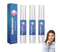 3 unidades de gel instantáneo para encías, fortalece el sistema dental, reduce la inflamación, mejora la hinchazón y el dolor de las encías, combate los problemas dentales relacionados con la edad